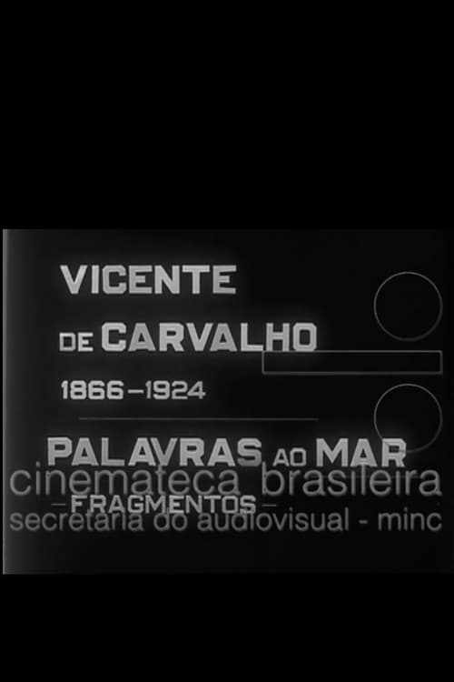 Vicente de Carvalho – Palavras ao Mar